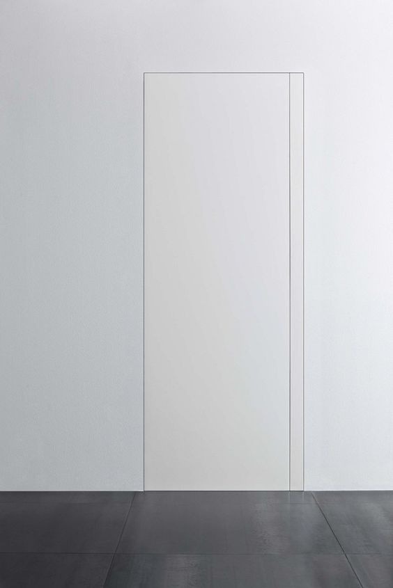 Flush-fitting door with concealed hinges without frame RASOTOUCH - Lualdi More