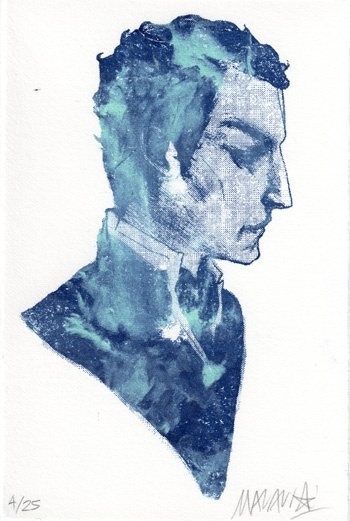 Prints : Nimit Malavia #boy #profile #poster