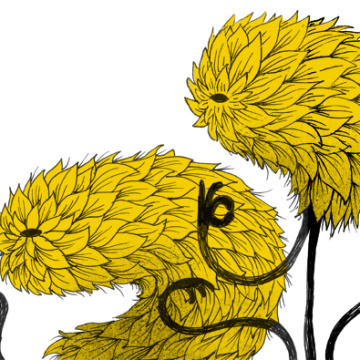 Walk this way... www.anditisgood.com #fuzzy #hair #illustration #monster #cartoon #drawing #characters