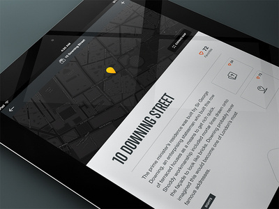 Secret Detail on iPad #white #yellow #black #map #clean #pin