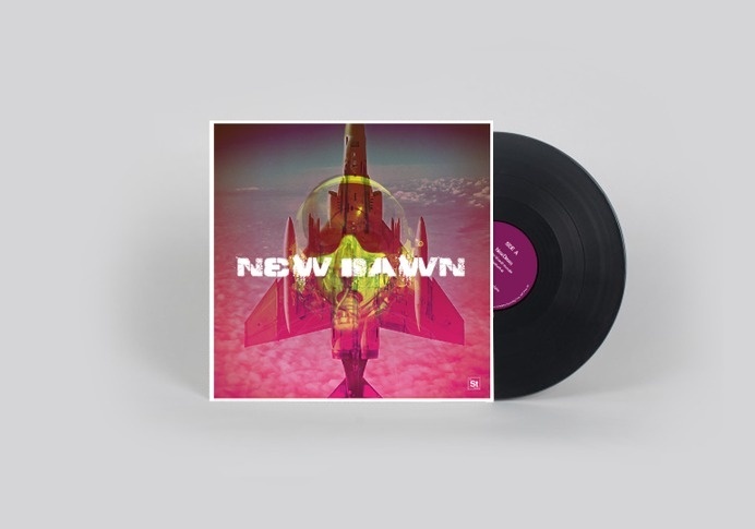 Wizard: New dawn #album #clouds #fighter #artwork #cover #vinyl #plane #pilot #mask #mig