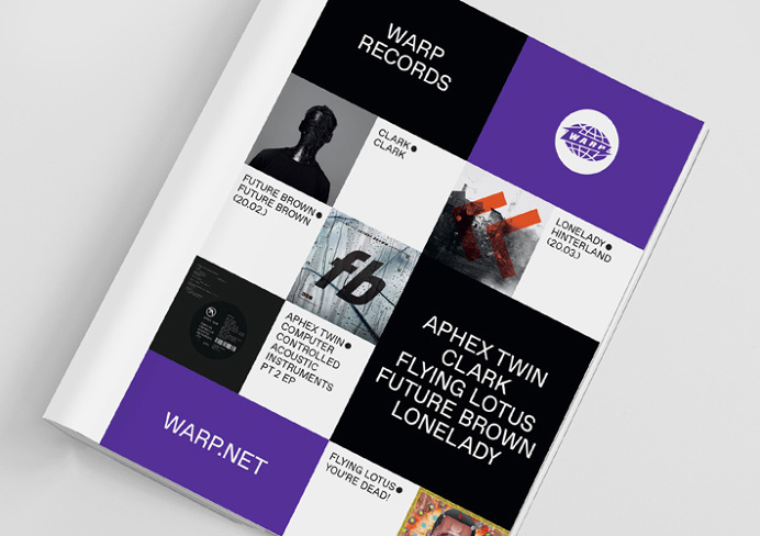 Warp Records by Till Wiedeck #magazine #print