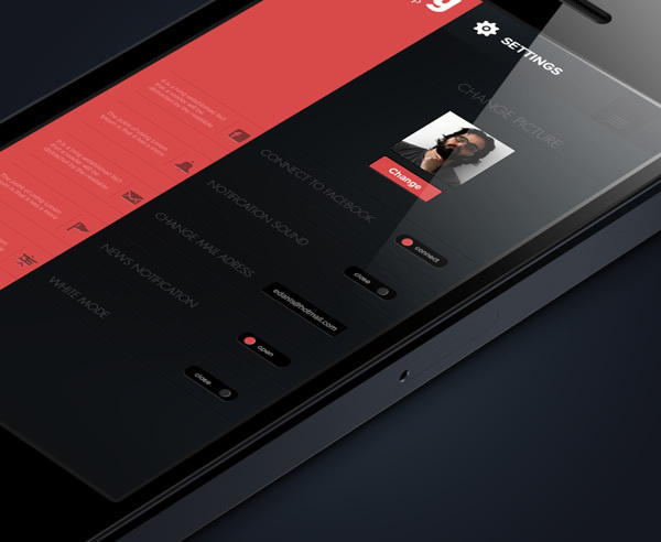 UI Design: Swing for iPhone #design #interface #clean #simple #sleek #ui #mobile