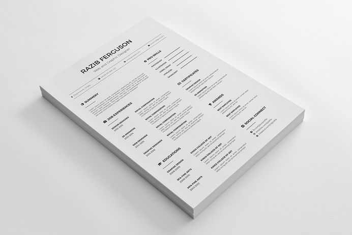 Web Designer Resume - Free Resume Template for Web Designer