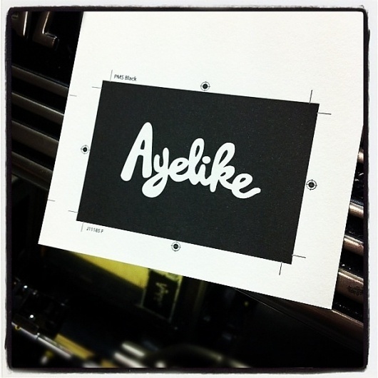 Instagram #business #branding #card #print #design #letterpress #typography