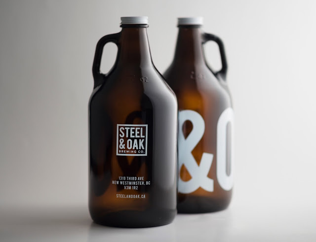 Steel and Oak Brewing Co on Packaging of the World – Creative Package Design Gallery #packaging #print #design #inspiration