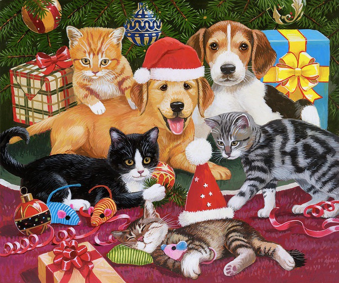 christmas paint by number & step by step easy christmas paintings #painting