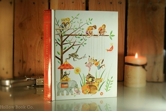 Things To Make And Do Hollow Book by hollowbookcompany on Etsy #fantasy #tree #zoo #book #hollow #animals #kids #children
