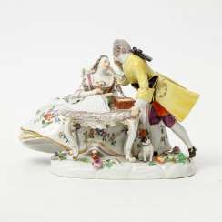 MEISSEN crinoline group #porcelain