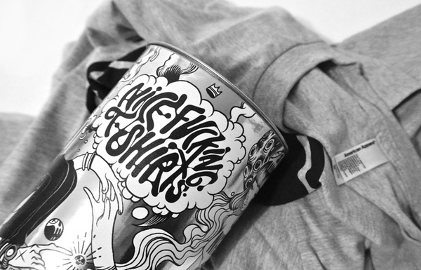 NiceFuckingT Shirts #packaging #can #shirts