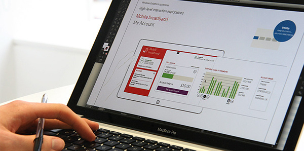 Vodafone | Windows 8 style guide on Behance #windows8