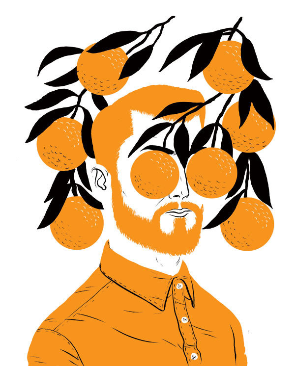 greenpeace magazine : Paul Blow #illustration #orange #black