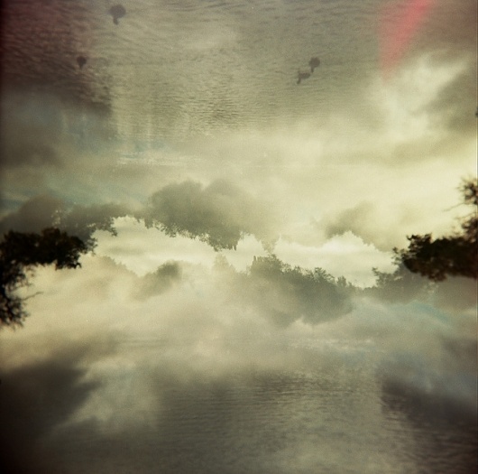 404 error page deisgn example #376: 'Misty' by Alix Land #clouds #exposure #mist #photography #double #photograp #lake #holga