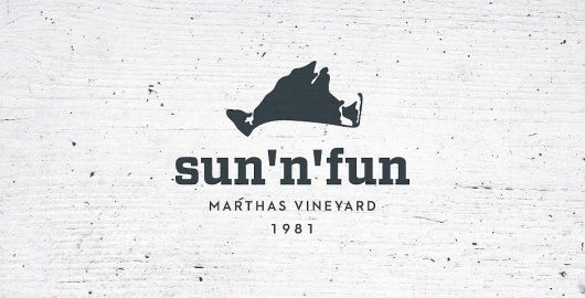 Sun 'n' Fun Rentals by Focus Lab, LLC #branding #design #wood #island #marthas #logo #vineyard