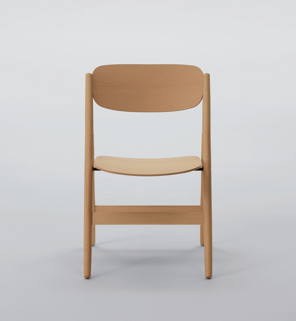 FUKASAWA X MARUNI: FOLDING BEECH CHAIR #wood #chair #product