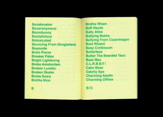 «Random Poetry 1» (2011) published by Random Press (Sandra Doeller, Marco Balesteros & Michael Satter) #from #designers #sandra #design #germany #publication #random #publishing #balesteros #press #marco #doeller #typography