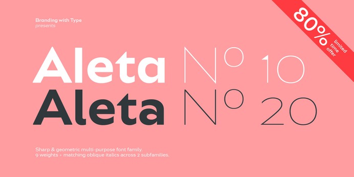 Bw Aleta - Fonts - Branding with Type