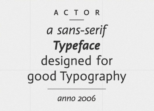 26+ » Actor #type #font #new