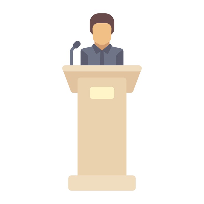 See more icon inspiration related to speech, man, presentation, people, microphone and micro on Flaticon.