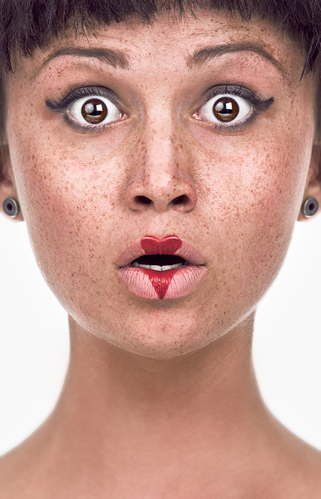 Beautiful Photography by Petkov #girl #heart #photography #portrait #woman #face #lips #beauty #surprise #freckle