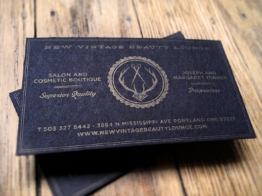 Chandelarrow Creative - Designer Andy Morris #card #salon #vintage #business