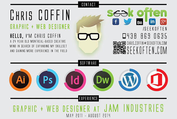 SeekOften Creative CV design