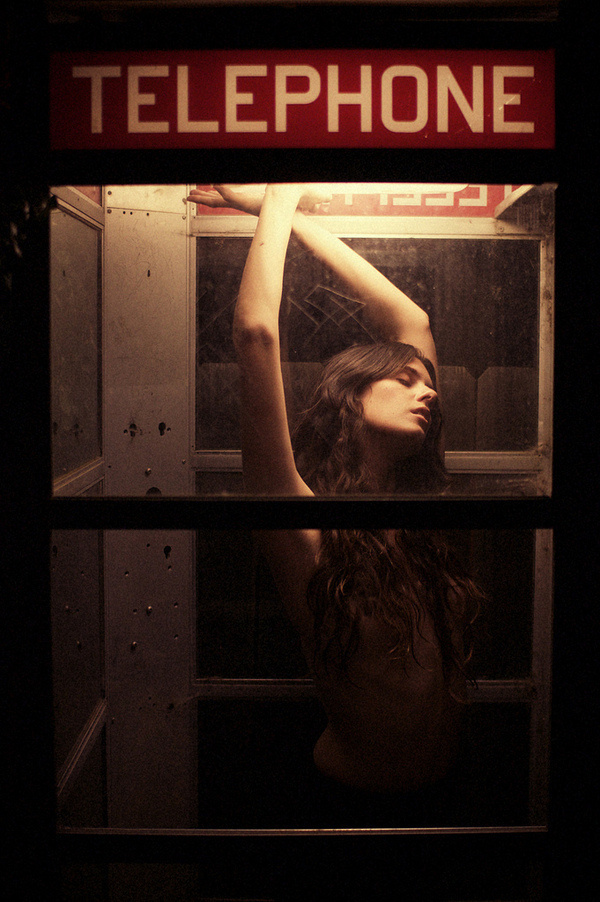 Untitled | Flickr Photo Sharing! #phone #woman #night #anywhere #portrait #booth #lighting