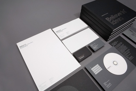 Believe In | September Industry #identity #branding #stationery
