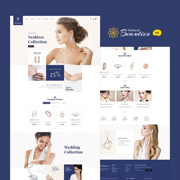 Beautico - WooCommerce Multi-Purpose Responsive Theme | TemplateTrip