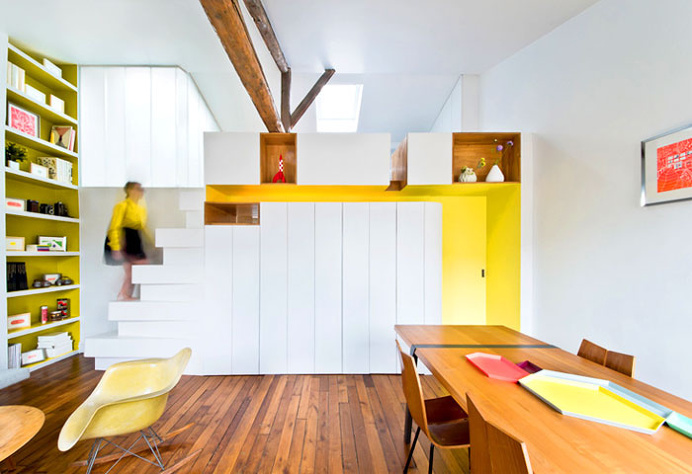 Fashionable Parisian Apartment by SABO Project - #decor, #interior, #homedecor, #furniture,