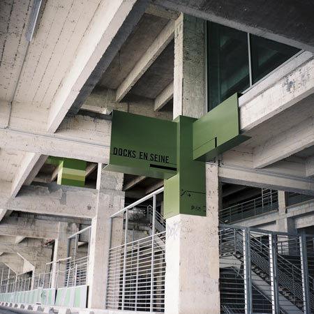 Docks en Seine Signage by Nicolas Vrignaud - Dezeen #signage