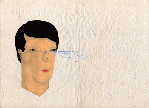 Semi Good Looking #print #face #illustration