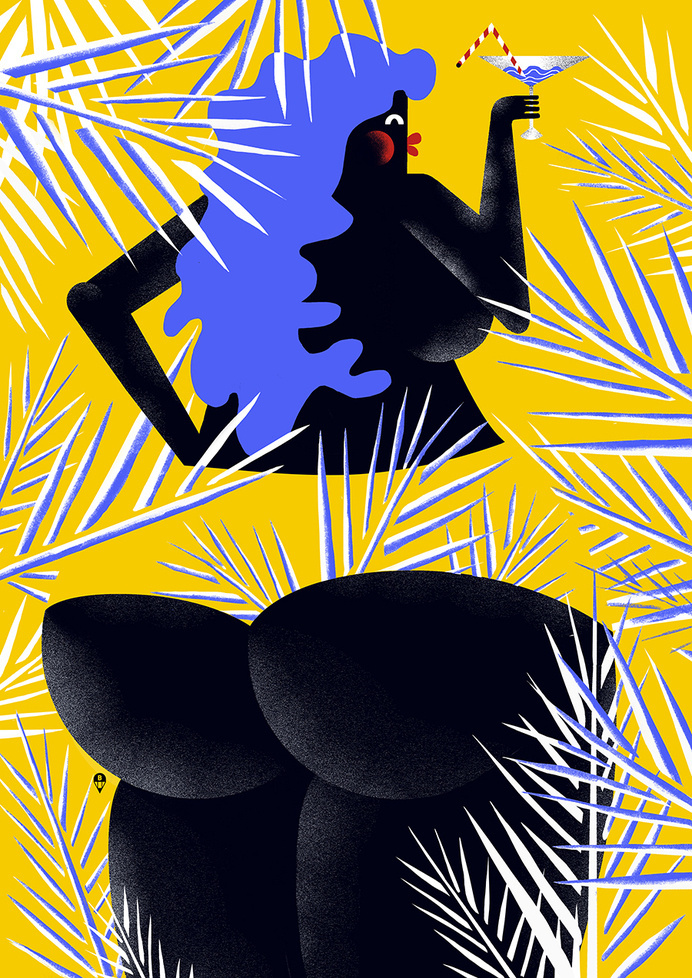 KarolBanach-dinujo-oldskull-09 #illustration