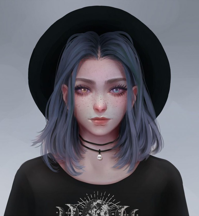 Lunar Witch (drawthisinyourstyle) by Noxiale