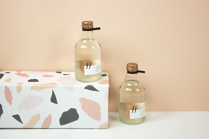 To mark their first year of business, Los Figaro designed their own birthday-themed brand identity. The Cumpleaños Feliz packaging uses traditional birthday wrapping paper in a pastel-coloured organic pattern design. For more of the most beautiful designs visit mindsparklemag.com