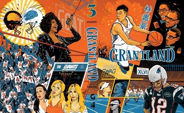 Cover of the Grantland Quarterly, Issue 3. Art directed by Juliet Litman, with production by McSweeney's #basketball