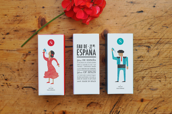 Spanish packaging design Eau de Espana #packaging #spanish #design