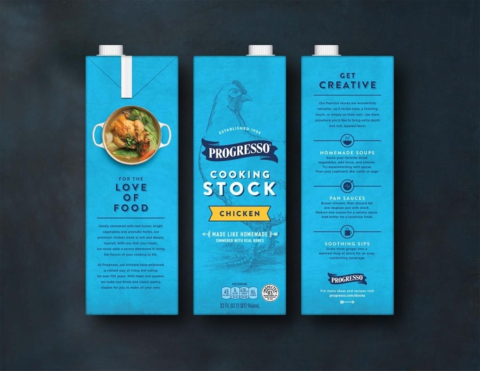 Progresso Cooking Stock #packaging #typography