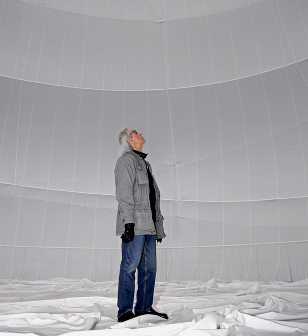 Big Air Package: The Largest Inflated Envelope in History by Christo #dome #inflated #installation