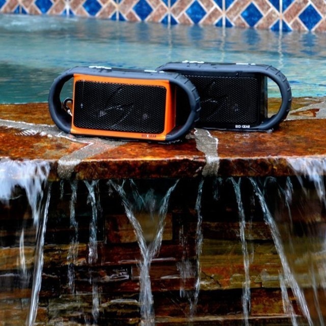 Enjoying music is no longer confined to dry areas, thanks to the stunning set of floating ECOXBT Waterproof Bluetooth Speaker by ECOXGEAR. #tech #flow #gadget #gift #ideas #cool
