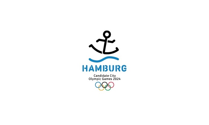 corporate design concept for the 2024 Olympic Games candidacy of Hamburg #Olympics #Hojin Kang #Barbara Madl #cameokid #branding #logo #grap