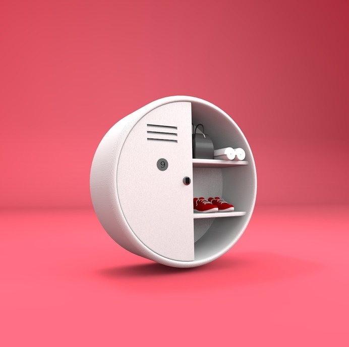 O - Locker #lettering #cgi #design #poster #3d #typography