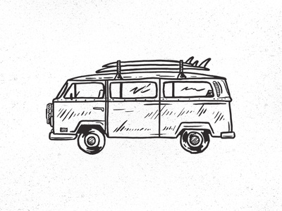 Surf Wagon #illustration