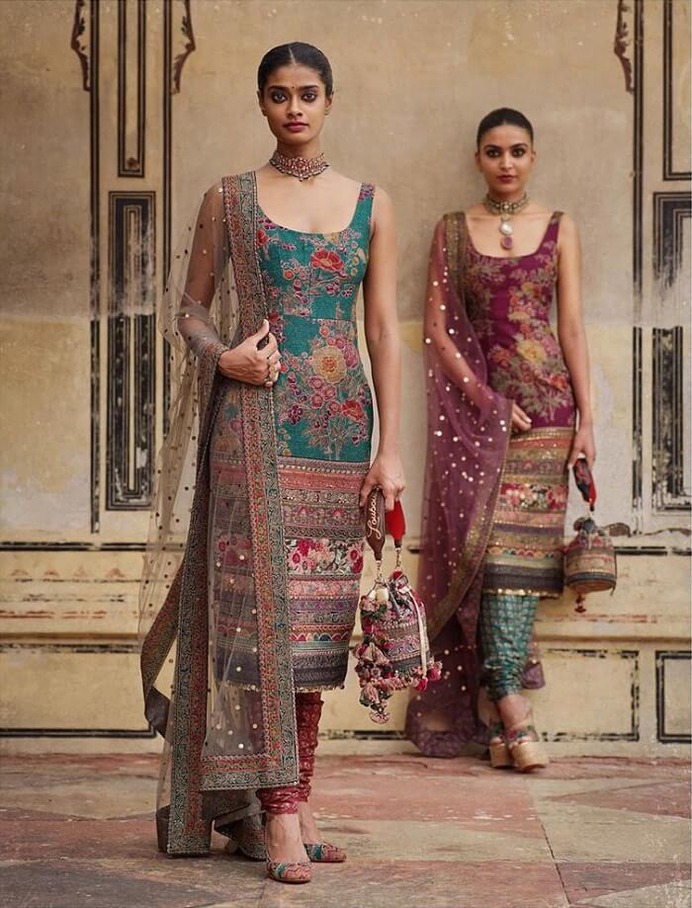 Women Pink Floral Cotton Anarkali Suit at Rs 1500 | Anarkali Suits in Delhi  | ID: 27118298988