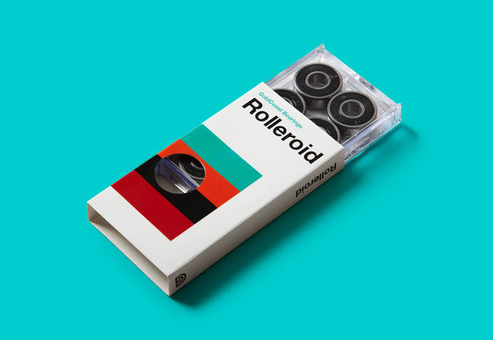 Rolleroid skateboard bearings by GoldCoast skateboards #bearings #helvetica #rolleroid