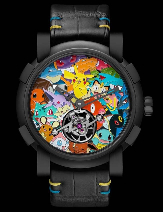 Unique piece: Romain Jerome Tourbillon Pokémon #romainjerome #pokemon #pikachu #tourbillion #unique #craftmanship #luxuryes