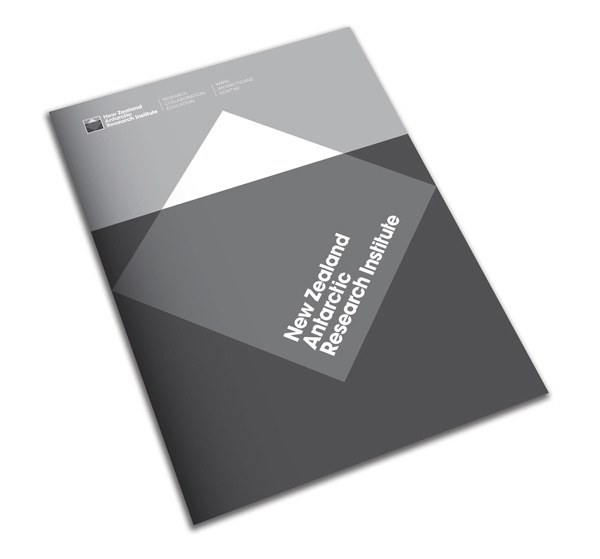 The New Zealand Antarctic Research Institute Logo and Identity #mono #geometric #branding