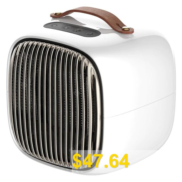 Home #Dormitory #Smart #Mini #Electric #Heater #Portable #Office #Warmer #- #WHITE