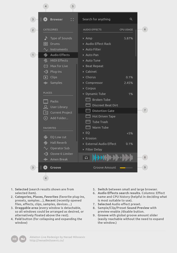 Small (collapsed) browser.