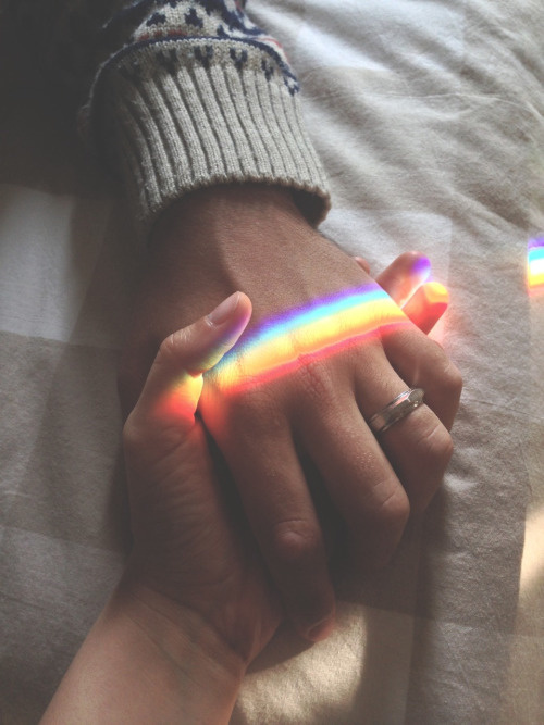 #hand #rainbow